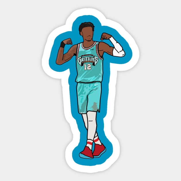 Ja Morant Flex 'Vancouver Grizzlies' x Memphis Grizzlies Sticker by xavierjfong